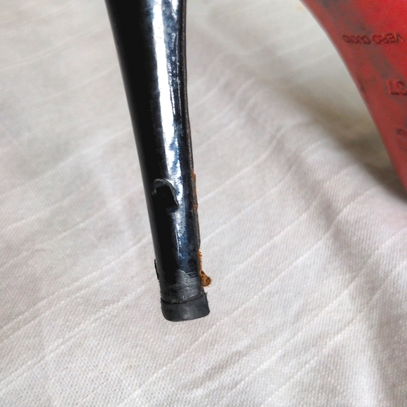 Miu Miu Patent Leather Peep Toe Pumps - Picture 6 of 6